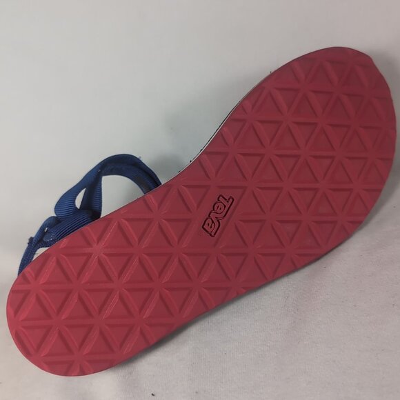 Teva Midform Universal Sandal Women 8 AMPUTEE SINGLE LEFT Navy Blue Red 1013655 - Picture 10 of 15